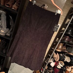 Zac & Rachel Dark Brown Maxi Skirt